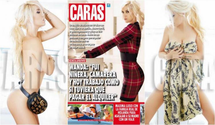 Wanda Nara, tapa al desnudo en Caras , picantes confesiones… ¿y exceso de Photoshop? - Ciudad Magazine