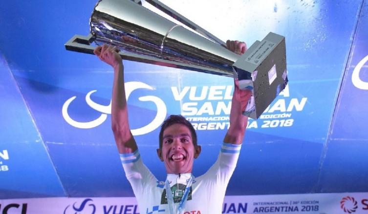 Gonzalo Najar fue el gran ganador de la Vuelta a San Juan. (Foto: Delfo Rodriguez)