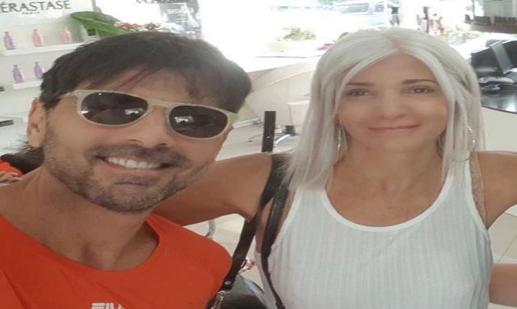 La foto de perfil de Juan Darthés en su WhatsApp, junto a su esposa, María Leone - TELESHOW
