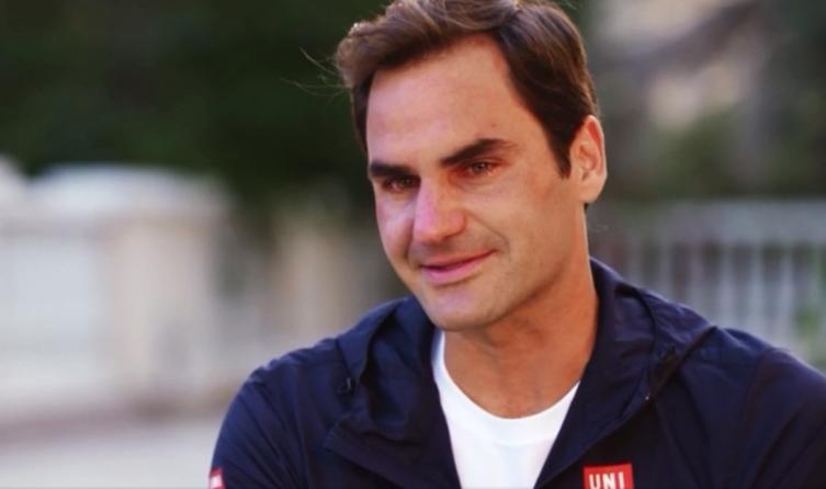 Roger Federer rompió en llanto en una entrevista con la CNN. (Captura TV)