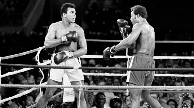Ali y Foreman fueron protagonistas de uno de lso mejores enfrentamientos de todos los tiempos (Télam)