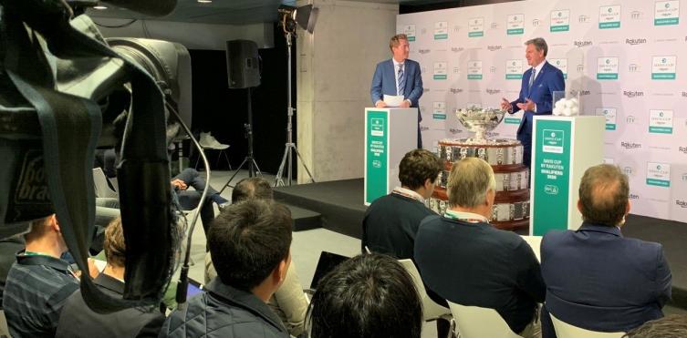 Se sorteó la edición 2020 de la Copa Davis en la Caja Mágica de Madrid. - Clarín