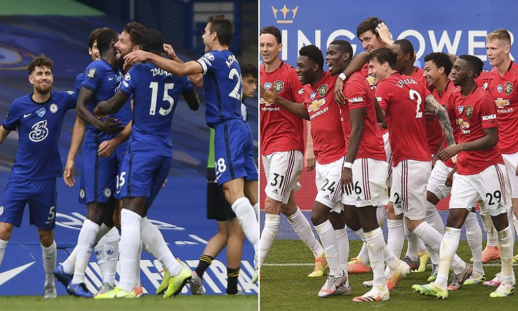 Chelsea y Manchester United ganaron este domingo - INFOBAE