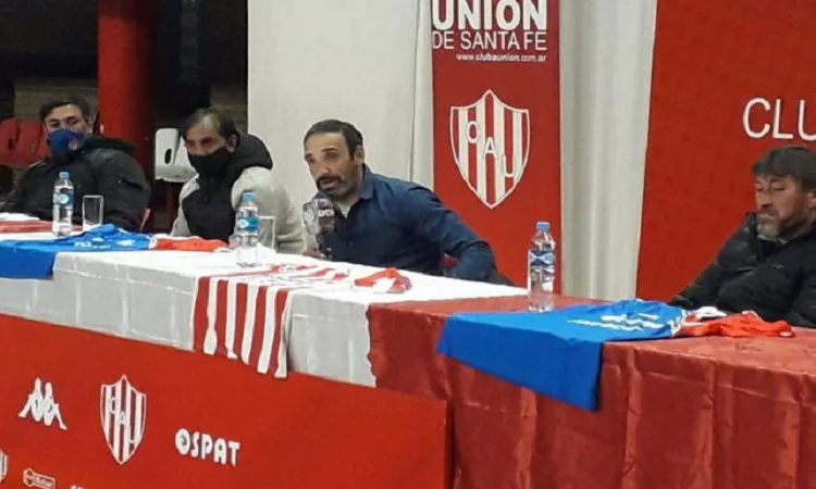 Juan Manuel Azconzábal DT. de Unión - Gentileza | @unionentudial