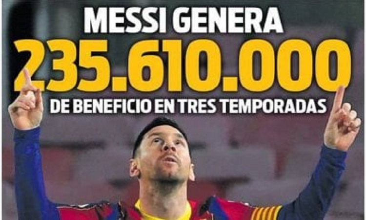 Messi y la cifra faraónica que genera en Barcelona - TyC Sports