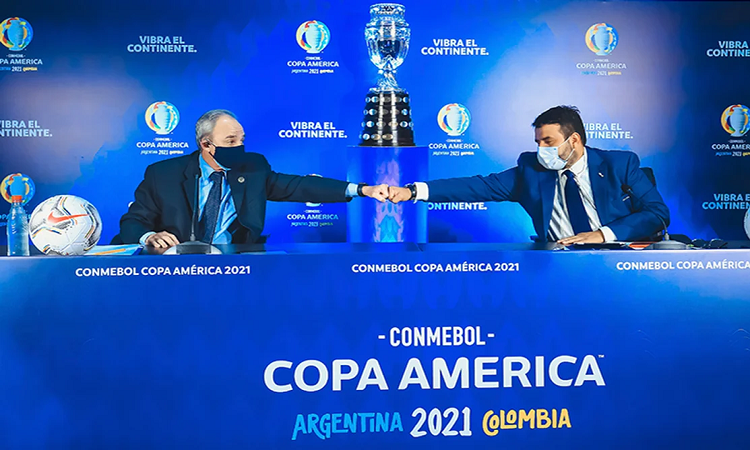Conmebol confirmó la Copa América Argentina-Colombia - Doble Amarilla