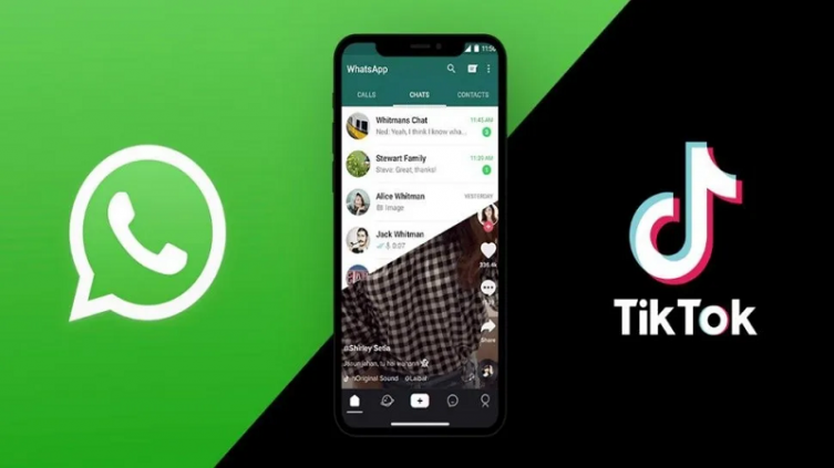 WhatsApp y Tiktok son dos de las aplicaciones más utilizadas del mundo. - Crónica