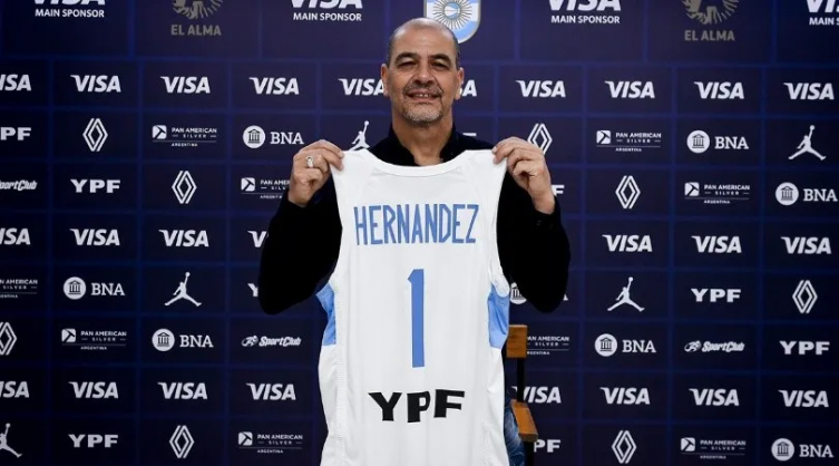 Sergio Hernández se despidió de la Selección Argentina Foto: CAB