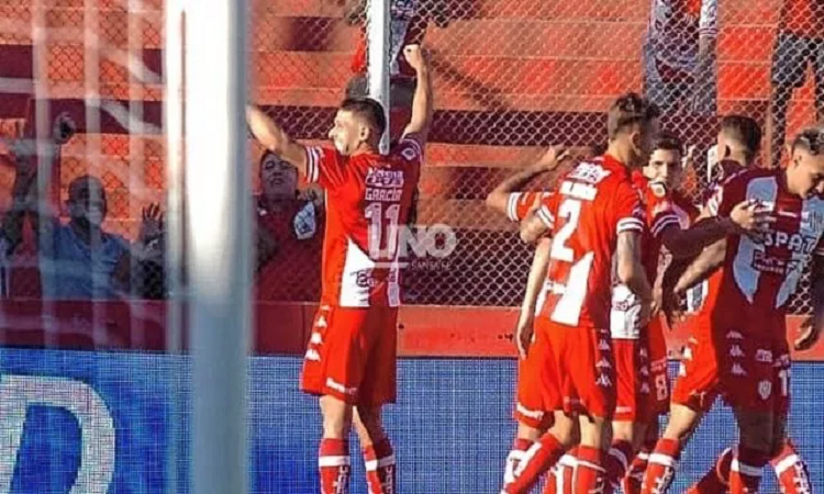 La Liga Profesional le regaló un lindo video a Juanchón García, goleador de Unión contra Atlético Tucumán. - José Busiemi / UNO Santa Fe