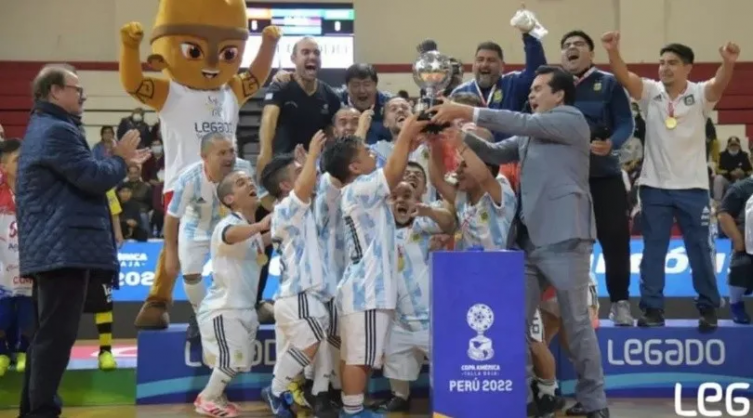 La Selección Argentina de talla baja se consagró campeona de la Copa América Foto: Facebook Talla Baja Argentina