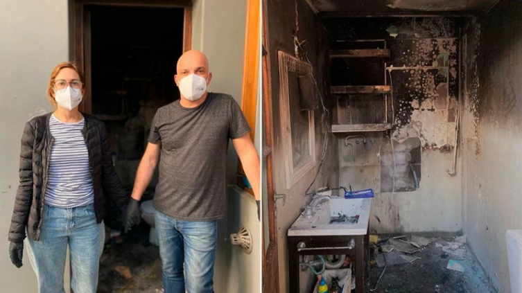 El dramático momento que vivió el chef Santiago Giorgini: se incendió su casa mientras dormía (Instagram @madreinargentina)