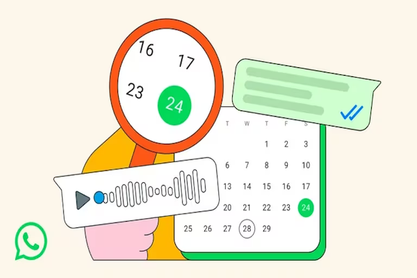 WhatsApp permite hacer búsquedas por fecha en los chats: cómo se puede usar esta herramienta. (Meta)