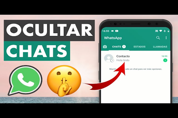Para ocultar chats en WhatsApp es necesario usar una clave. - YouTube