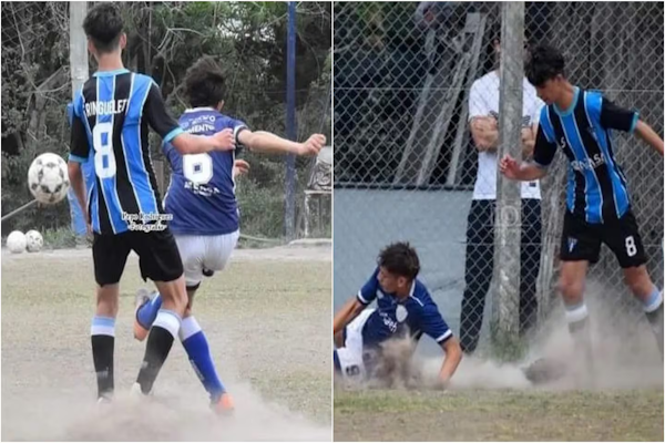 Conmoción en el fútbol: un jugador de inferiores murió en pleno partido (Foto: IG tiagocricenti_7).