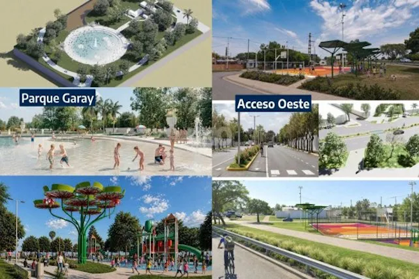 Santa Fe se prepara para los Juegos Sudamericanos con obras: renovarán el Parque Garay y transformarán el acceso por Perón e Iturraspe. - UNO Santa Fe