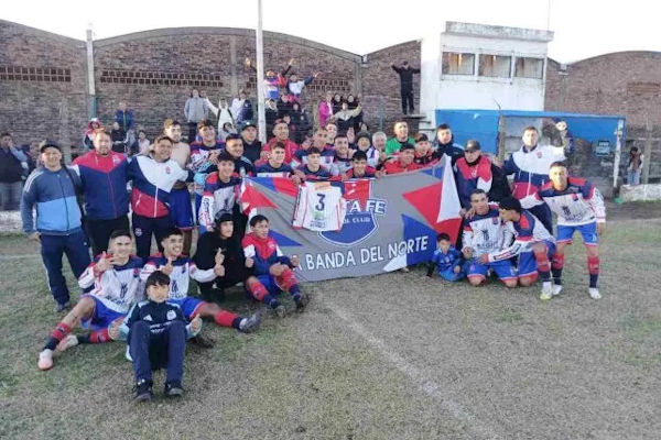 Nadie puede parar a Santa Fe FC en el ascenso liguista. - Gentileza Fútbol de Santa Fe