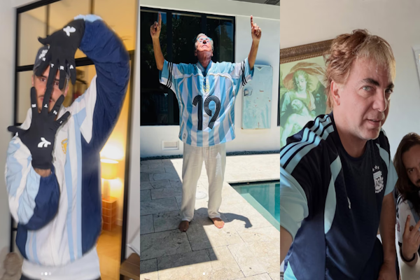 La lista de famosos internacionales que hincharon por Argentina. - Foto: Instagram/Redes sociales