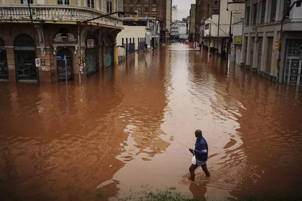 Explican la razón de las lluvias extremas en Brasil. - Fotografía: Agencia NA (Redes)