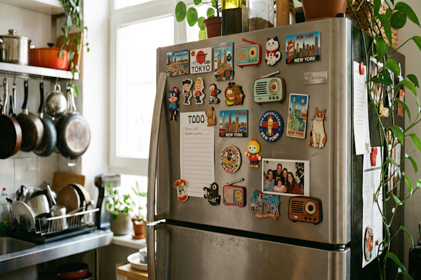 Antes de colocar imanes en tu refrigerador, debes tener en cuenta estos riesgos. (Imagen Ilustrativa Infobae)