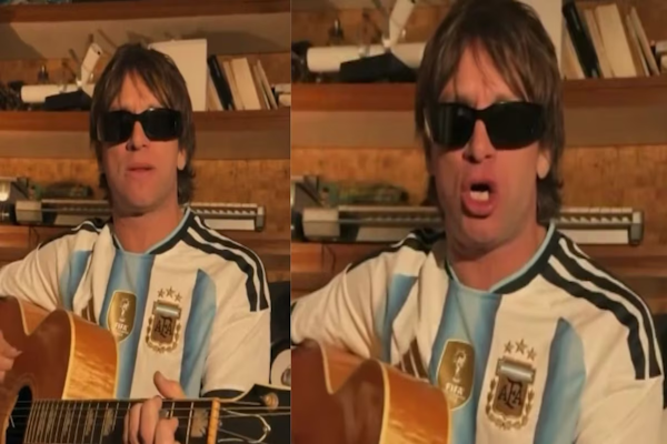 Joaquín Levinton reveló la historia detrás de su “Wonderwall” viral antes de Inglaterra: “Era para chicanear a Liam Gallagher”. - TELESHOW