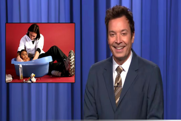 “La FIFA guionó los partidos durante 20 años”: Jimmy Fallon sobre el encuentro entre Yamal y Messi. - Foto: Agencia NA - Captura de video