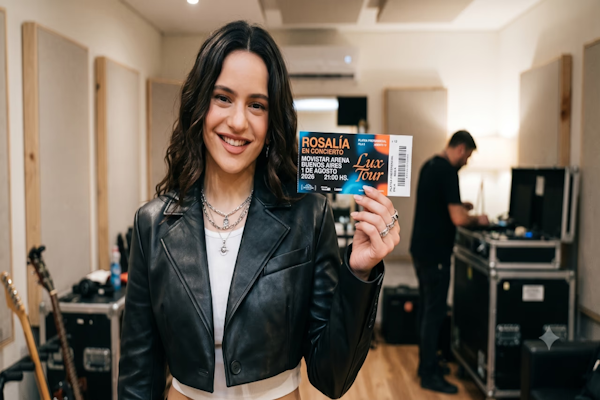 Paso a paso: cómo devolver las entradas para ver a Rosalía en Argentina y recuperar el dinero. - Agencia NA (redes)